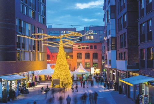 HafenCity Weihnachtsmarkt im nördlichen Überseequartier unter 2G-Bedingungen