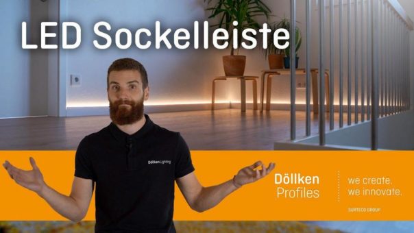 Ein Musterhaus für die LED-Sockelleiste von Döllken