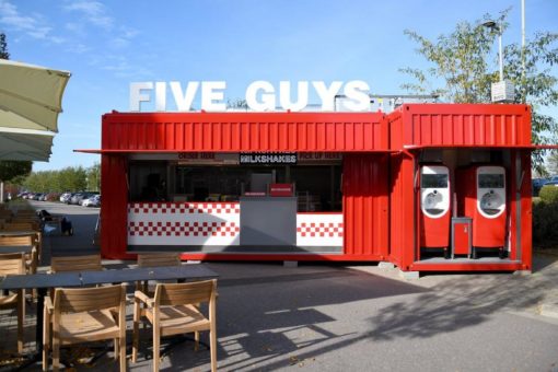 Roka Werk Container für Five Guys Deutschland