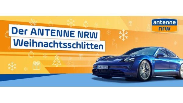 ANTENNE NRW investiert 1 Mio. Euro in Launch-Kampagne und verschenkt einen Porsche Taycan