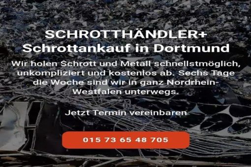 Wir kaufen Ihr Altmetall in Dortmund und Umgebung mit Zuverlassigkeit und Barzahlung