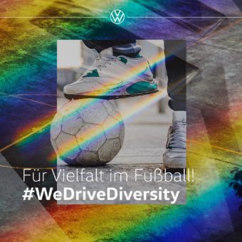 #WeDriveDiversity: C3 und Volkswagen machen sich mit Fußball-Kampagne für Vielfalt stark