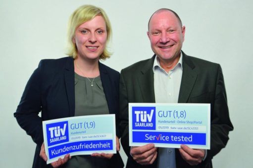 Immer besser: assona gleich mit drei TÜV-Siegeln ausgezeichnet