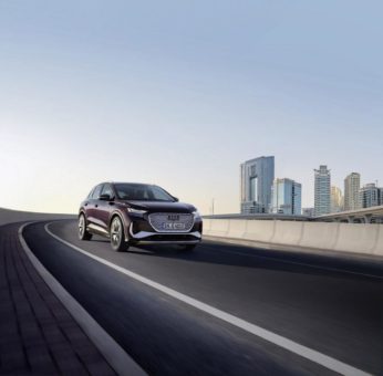 Bridgestone liefert maßgefertigte Erstausrüstungsreifen für den vollelektrischen Audi Q4 e-tron