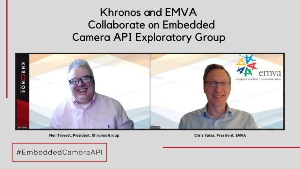 EMVA und Khronos kooperieren bei der Erarbeitung von Anforderungen für einen Embedded-Kamera und -Sensor API-Standard