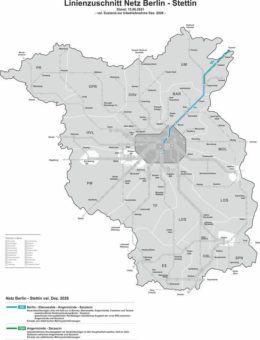 Vergabeverfahren „Netz Berlin-Stettin“ gestartet