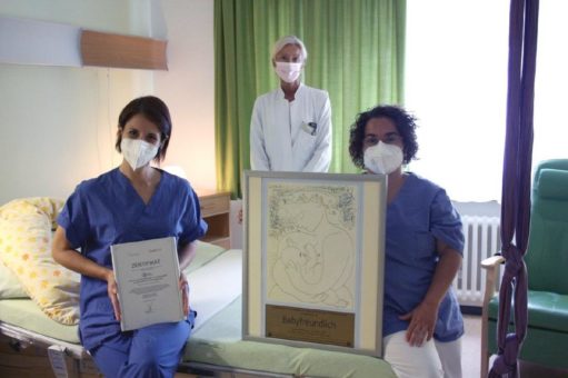 Geburtshilfe der GRN-Klinik Schwetzingen zum dritten Mal erfolgreich als babyfreundliche Geburtsklinik rezertifiziert