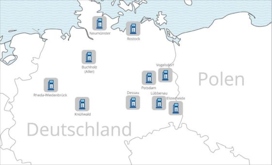 Wachsendes Netz von Novatek-LNG-Stationen in Deutschland