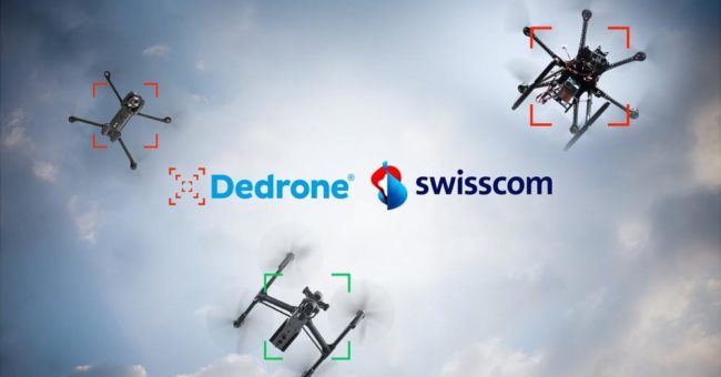 Dedrone und Swisscom sorgen gemeinsam für einen sicheren Luftraum