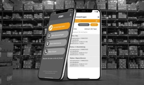 Neue Crown Kundendienst App: Gabelstapler-Service auf einen Klick