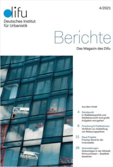 Difu-Magazin „Berichte“ 4/2021 erschienen