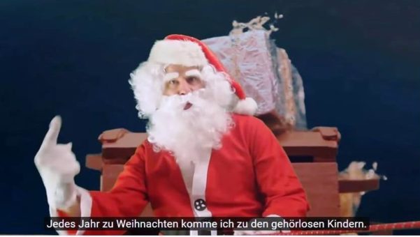 Der taube Nikolaus ist wieder unterwegs – Animationsfilm in drei Sprachen