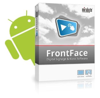 Digital Signage Software „FrontFace“ von mirabyte jetzt auch für Android verfügbar