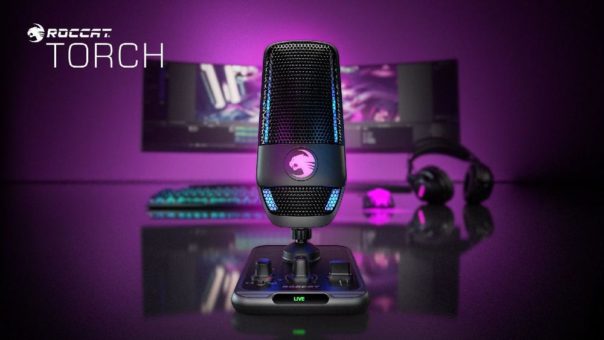 Das studiotaugliche ROCCAT Torch Mikrofon für Gamer, Steamer und aufstrebende Content Creator ist ab sofort erhältich