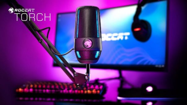 ROCCAT präsentiert das Torch Mikrofon – Sound In Studio-Qualität für Gamer, Streamer und aufstrebende Content Creators