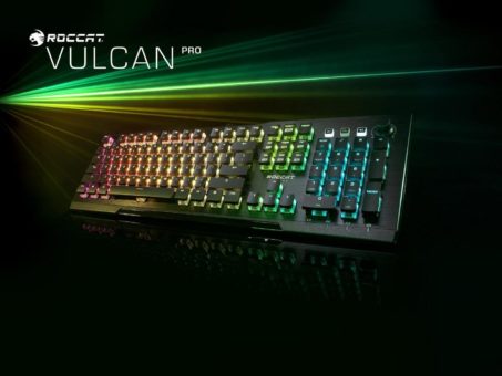 ROCCATS preisgekröntes Vulcan Keyboard jetzt mit Leistungsstarken optischen Schaltern und im kompakten Tenkeyless-Design