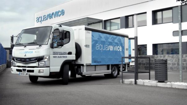 Hola, FUSO eCanter! Daimler Trucks‘ batterieelektrischer Stadt-Lkw debütiert in Spanien