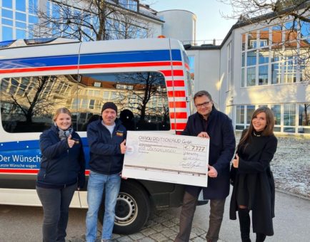 Crayon Deutschland GmbH spendet an das Arbeiter-Samariter-Bund Projekt “Der Wünschewagen” und setzt ein Zeichen in Richtung Menschlichkeit