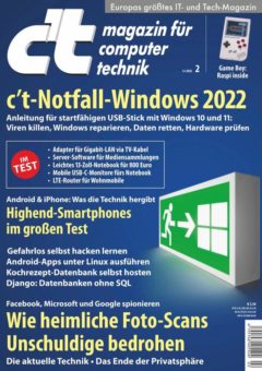 Acht High-End-Smartphones im c’t-Test