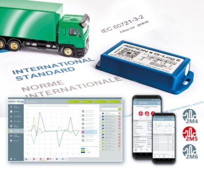 Erstmals überwacht Datenlogger Warentransporte gemäß IEC-Norm