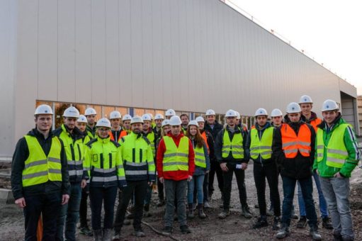 120 Tage nach Spatenstich: Bauingenieur-Studenten gewinnen Einblick in Großbaustelle bei Schlatter