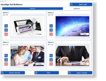 StepOver ImageLoader – Eine intelligente Art der Werbung mit Signaturpads für Digital Signage-Anwendungen