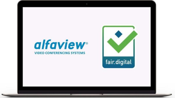 alfaview® wird mit Gütesiegel „fair.digital“ ausgezeichnet