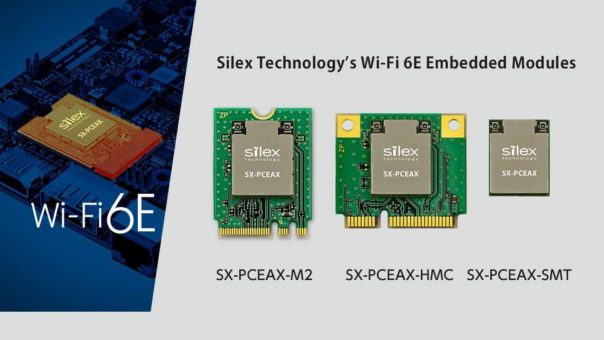 Silex Technology kündigt erste WiFi 6E-Module für integrierte industrielle und medizinische IoT-Geräte an