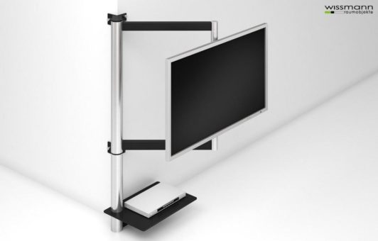 Um die Ecke gedacht – Ecklösungen für Monitore, Bildschirme & Steckdosen