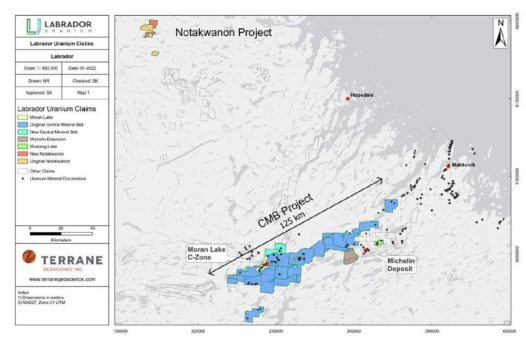 Consolidated Uranium plant Ausgliederung von Labrador Uranium  Erweitert Landbesitz und Team