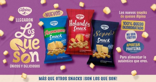 Führendes Molkereiunternehmen Alpina führt REV™ Dried Käsesnacks landesweit in Kolumbien ein