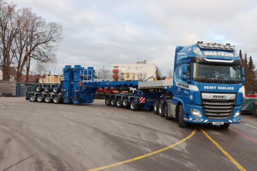 Mar-Train Heavy Haulage Ltd übernimmt Schwerlastkombination bei Goldhofer