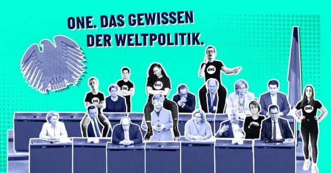 „Das Gewissen der Weltpolitik“: ONE startet „Agenda 2030“-Kampagne zur Bundestagswahl