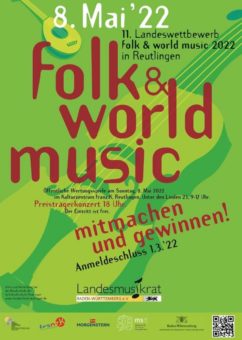 „folk & world music“ – ein Landeswettbewerb voller kultureller Vielfalt: die Ausschreibungsphase hat begonnen
