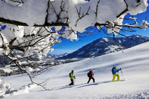 Sonne, Mond und Iglu: Geführte Schneeschuhwanderungen rund um die Hohe Salve