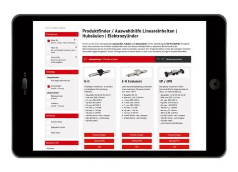 In wenigen Klicks zum passenden Produkt