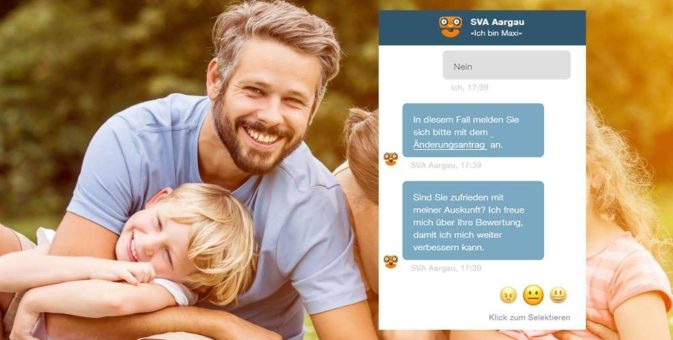 Chatbot «Maxi» der SVA Aargau berät zum Thema Prämienverbilligung