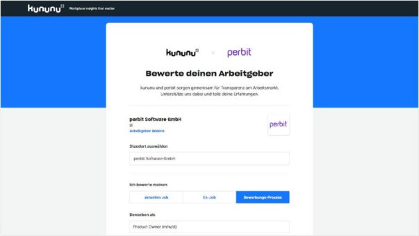 Für eine optimale Candidate Experience: kununu Bewertungen mit perbit generieren