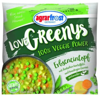 NEU: Agrarfrost „LoveGreenys“ begeistert mit portionierbaren Eintopf-Kreationen