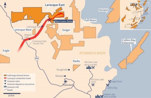 IsoEnergy meldet endgültige chemische Ergebnisse der Bohrungen 2021 in der Hurricane Zone