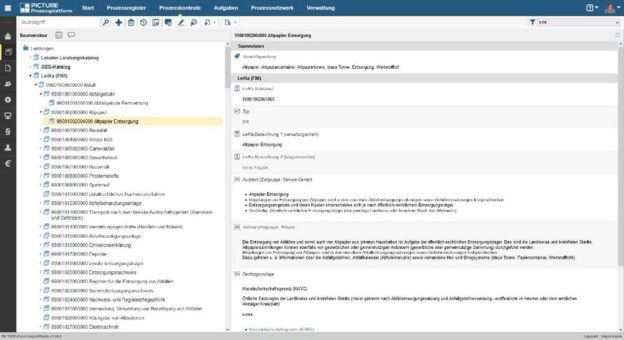 Neue Version 3.16 der PICTURE-Prozessplattform mit neuem Import-Assistenten für externe Leistungskataloge