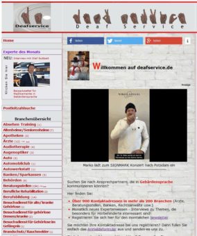Wer kann in Deutschland Gebärdensprache? www.deafservice.de liefert seit 12 Jahren diese Informationen