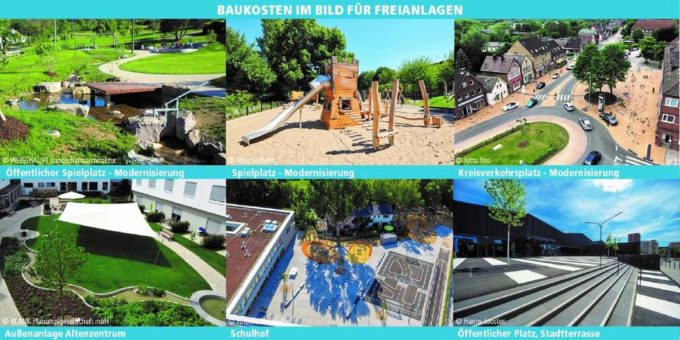 Neue Kostenkennwerte 2022 für Außenanlagen und Freiflächen – mit den Erfahrungen von über 350 Projekten