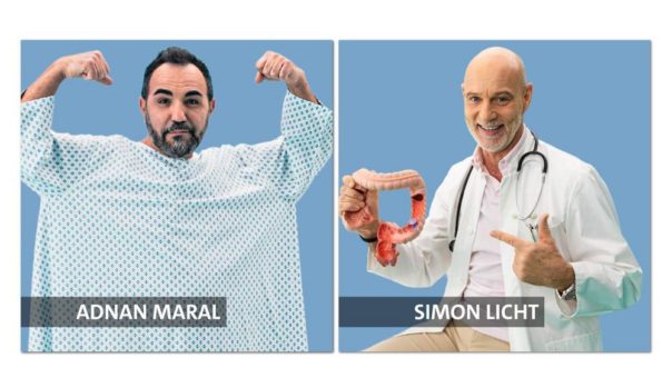 Darmkrebsmonat März: Simon Licht und Adnan Maral in neuer Kampagne der Felix Burda Stiftung