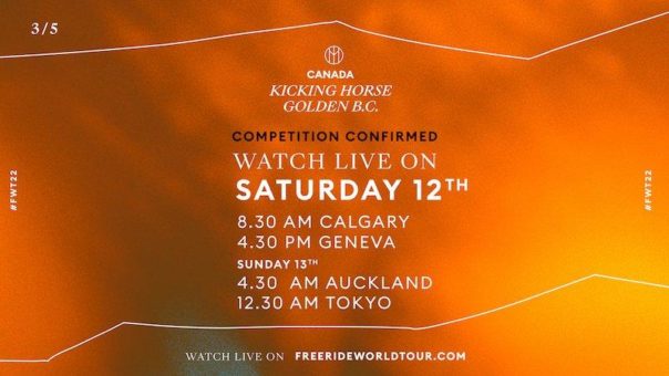 Freeride World Tour in Kicking Horse: Wettkampf am Samstag!