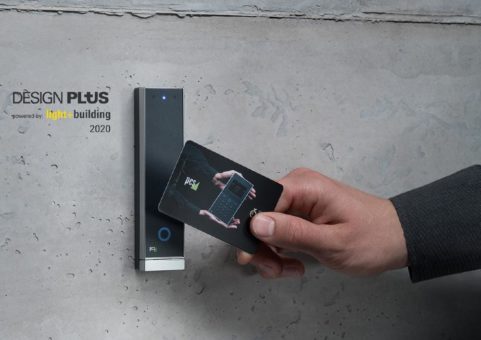 Auszeichnung für Zutrittsleser: INTUS 700slim erhält den Design Plus Award 2020 zur Light + Building in Frankfurt