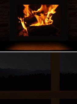 Lonesome Fireplace: Ein neuer Kaminfeuer-Bildschirmschoner
