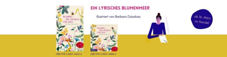 „Blumen – Ein Lächeln für Dich“ – Ein lyrisches Blumenmeer als Buch und Hörbuch