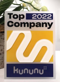 Kununu Auszeichnung zur „Top Company 2022“ für Consulting4IT