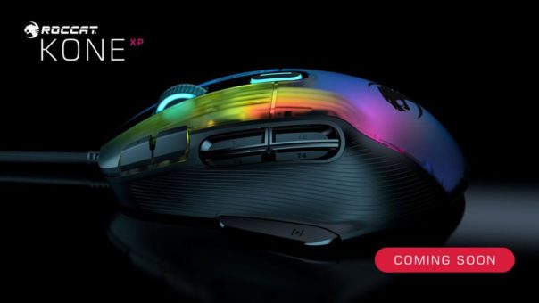 ROCCATs brandneue Kone XP perfektioniert das beliebte ergonomische Mausdesign mit erstklassiger Technik und atemberaubender 3D-RGB-Beleuchtung